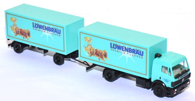 Mercedes-Benz SK 88 Getränkekoffer-Lastzug Löwenbräu