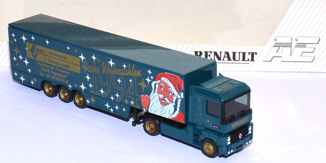 Renault AE 500 Magnum Koffersattelzug Eura Vogelsdorf - Frohe Weihnachten 1994