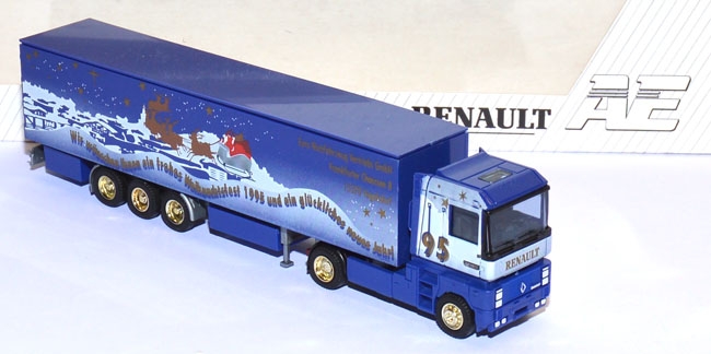 Renault AE 500 Magnum Koffersattelzug Eura Vogelsdorf - Frohe Weihnachten 1995