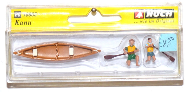 Kanu mit 2 Figuren