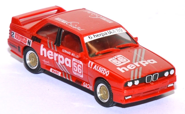 BMW M3 DTM 1988 - 6. Herpa IAA 1989 rot