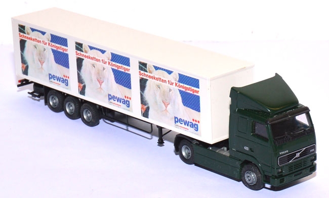 Volvo FH 12 Koffersattelzug Pewag Schneeketten