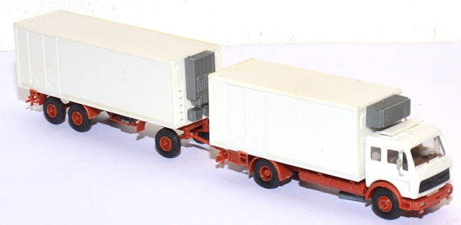 Mercedes-Benz SK Kühlkofferlastzug neutral weiß 10150