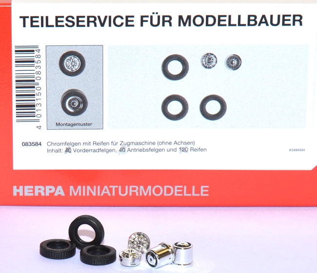 Chromfelgen mit Reifen für LKW / Zugmaschine