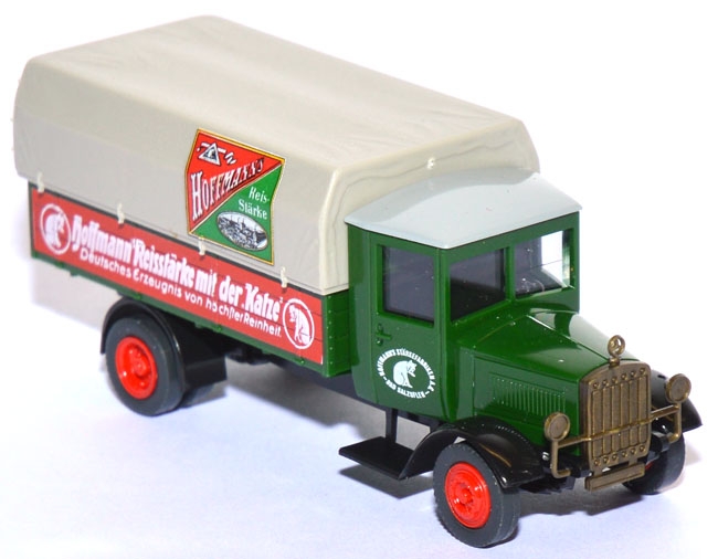 Mercedes-​Benz L5 Pritschen-​LKW Hoffmann grün