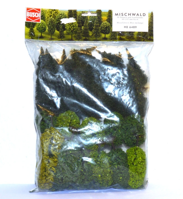 Mischwald 30 Tannen und Laubbäume 6489