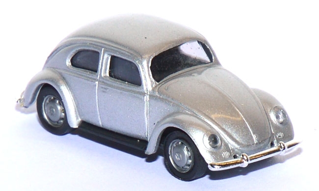 VW Käfer mit Brezelfenster silbermetallic