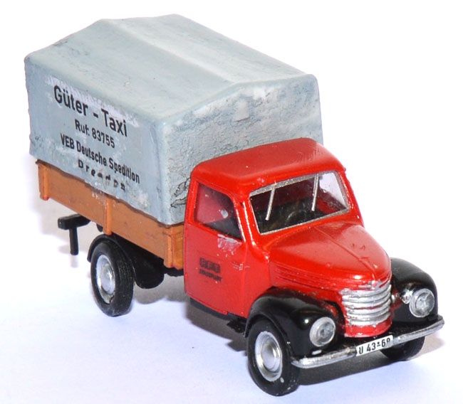 Framo V901/2 Pritsche Güter - Taxi rot