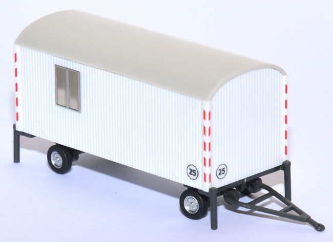 Bauwagen 2achsig weiß
