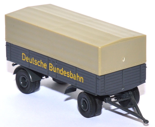 Pritschen-​LKW-Anhänger 2achsig DB grau