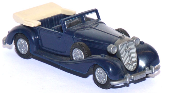 Horch 853 A Cabrio offen dunkelblau