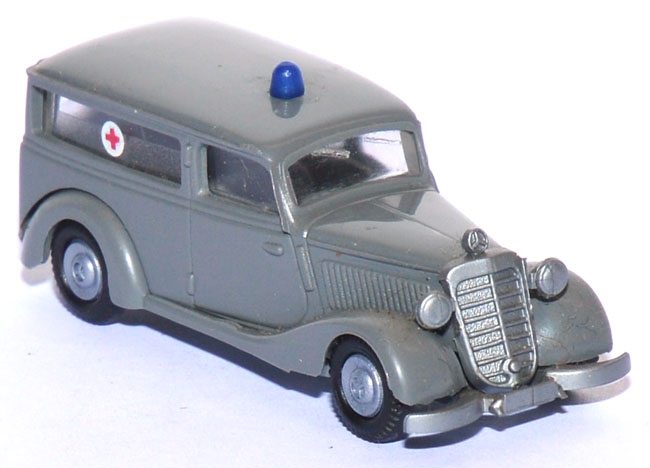 Mercedes-​​Benz 170 V Krankenwagen Rotes Kreuz grau