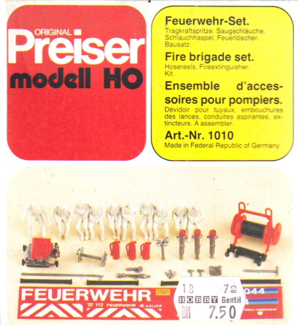 Feuerwehr-Set Bausatz