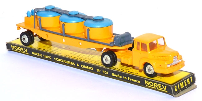 Unic ZU 120 Sattelzug Cementtransporter gelb