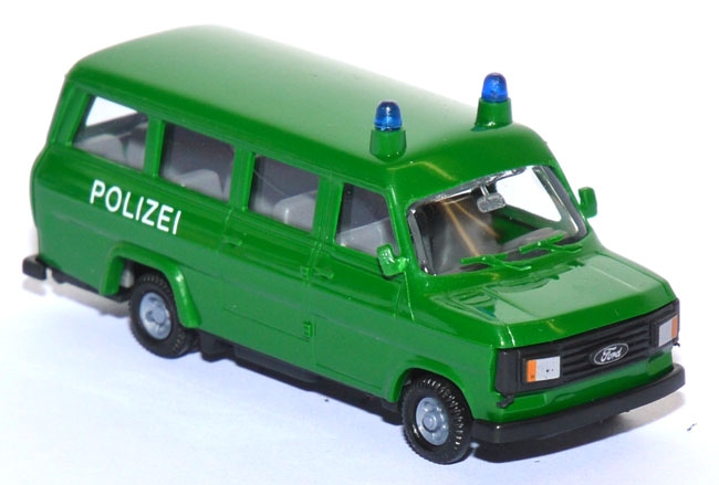 Ford Transit 3 Bus Polizei grün