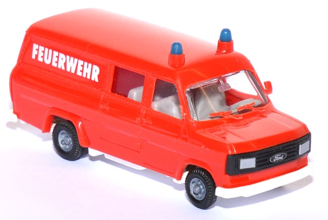 Ford Transit 3 Kasten Feuerwehr rot