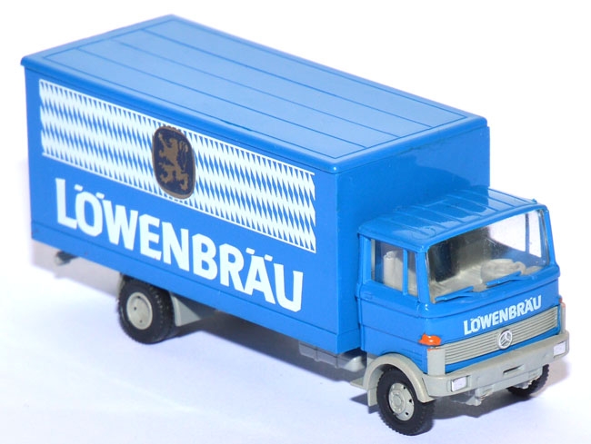Mercedes-​​Benz LP 809 Koffer-​​LKW Löwenbräu blau