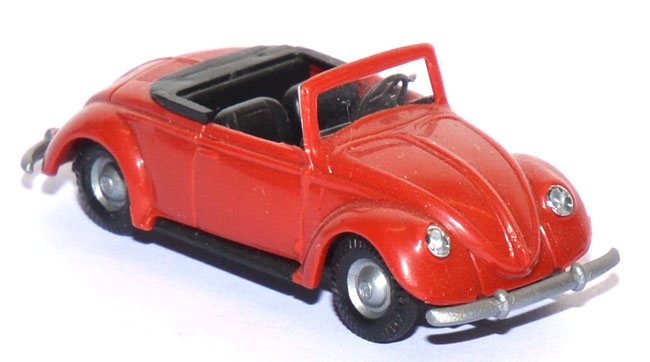 VW Käfer Hebmüller Cabrio offen rot