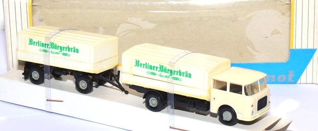 Skoda S 706 RT Pritschen-Lastzug Berliner Bürgerbräu