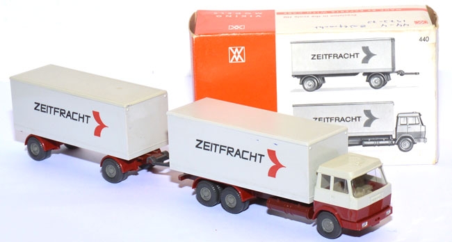 Hanomag-Henschel F 221 LE Kofferlastzug Zeitfracht