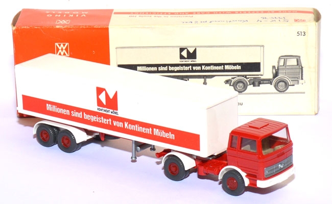 Mercedes-Benz 1620 Koffersattelzug Kontinent Möbel