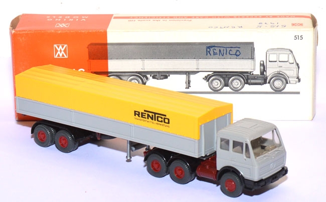 Mercedes-​​Benz NG 2632 S Pritschensattelzug RENTCO silbergrau