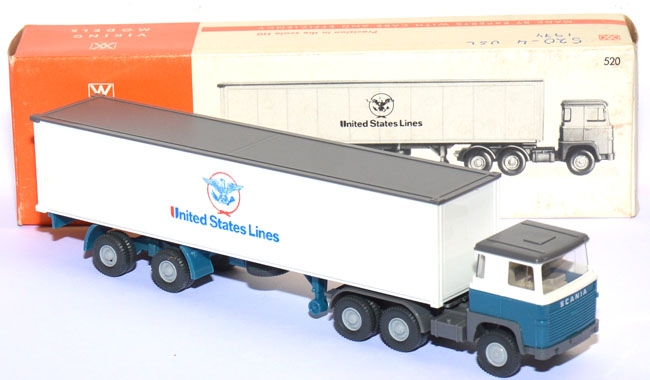 Scania 110 Containersattelzug 40 ft  United States Lines