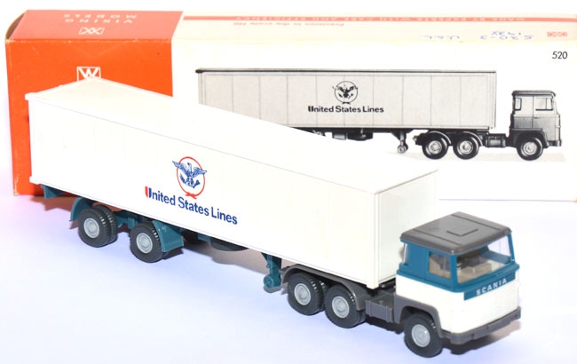 Scania 110 Containersattelzug 40 ft United States Lines
