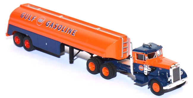 Peterbilt 281 Tanksattelzug Gulf Gasoline