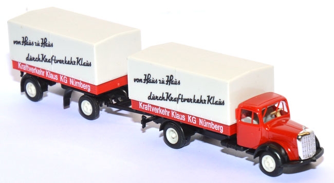 Mercedes-​​​Benz L 311 Pritschen-​​​Lastzug Kraftverkehr Klaus KG Nürnberg