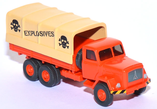 Magirus 156 D 15 L Pritschen-LKW Explosives