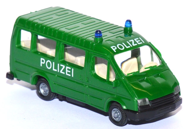 Ford Transit B Bus Polizei grün