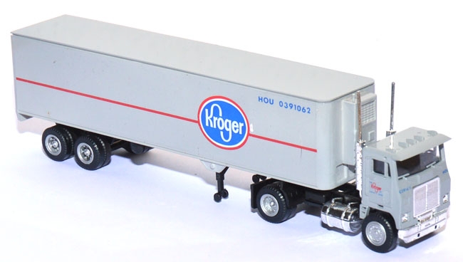 White 51` Road Commander COE 40" Kühlkoffersattelzug Kroger