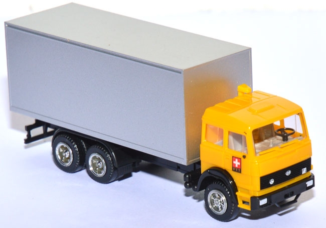 Saurer OM Iveco Turbo Koffer-LKW PTT Schweizer Post