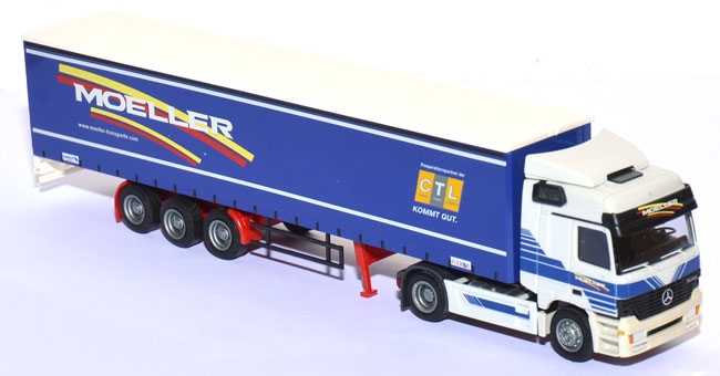 Mercedes-Benz Actros Gardinenplanen-Sattelzug Spedition Moeller CTL
