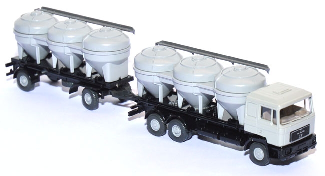 MAN F 90 Silolastzug grau
