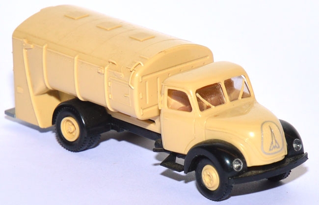 Magirus Mercur S 4500 R Müllwagen beige