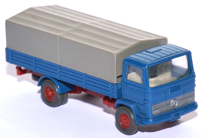 Mercedes-​Benz LP 1317 Pritschen-​LKW capriblau