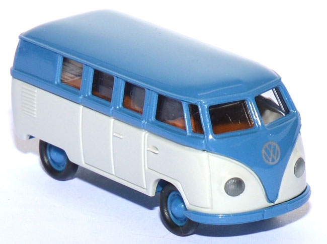 VW T1 Bus brillantblau / lichtgrau