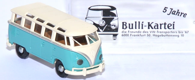 VW T1 Samba Panoramabus hellblau