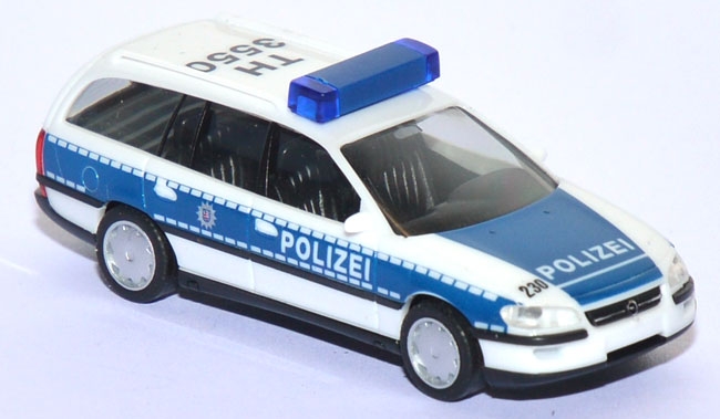 Opel Omega Caravan Polizei Thüringen blau