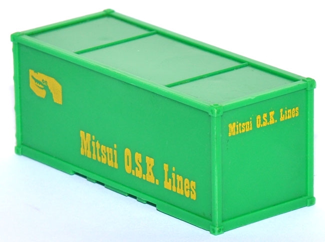AMS Container 20 ft Mitsui O.S.K. Lines grün