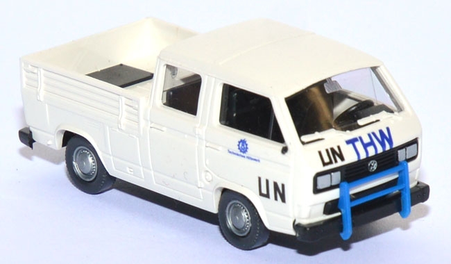 VW T3 Pritsche DoKa UN / THW weiß