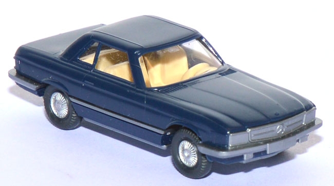 Mercedes-​​​Benz 350 SL Cabriolet geschlossen stahlblau