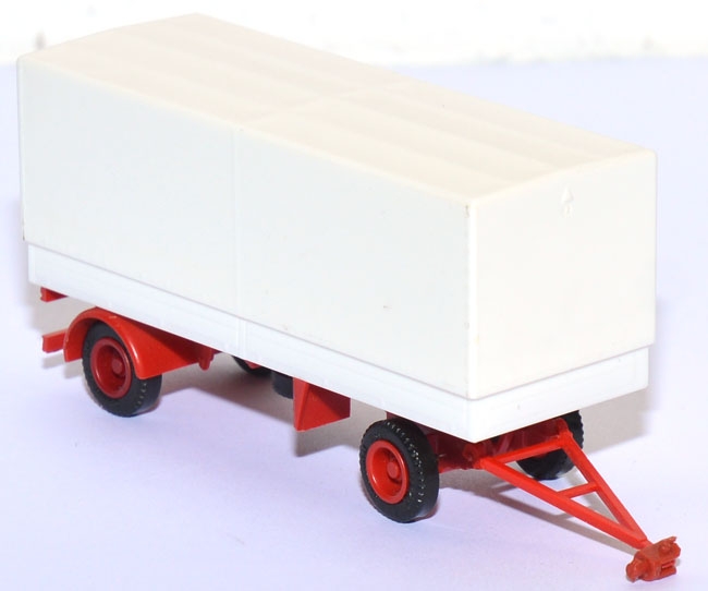 LKW-​Anhänger Pritsche neutral weiß