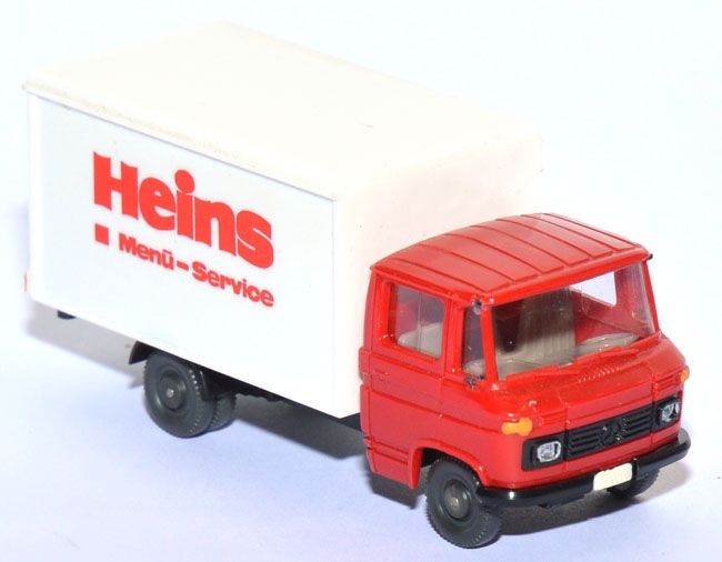 Mercedes-​​​​​Benz L 608 Koffer Heins Menü-​Service rot