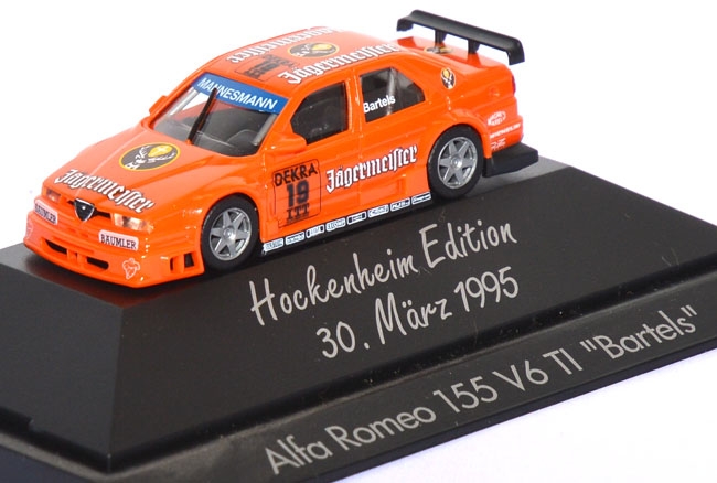 Alfa Romeo 155 V6 TI DTM 1995 Jägermeister Bartels #19 Hockenheim