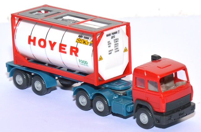 DAF 3300 Containersattelzug 20 ft Tankcontainer Hoyer