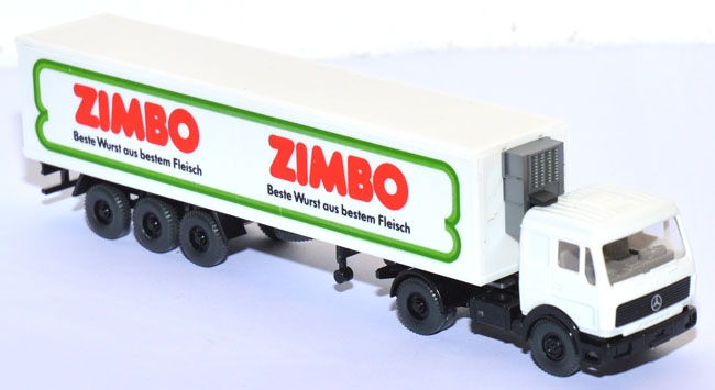 Mercedes-​Benz 1626 Kühlkoffersattelzug Zimbo