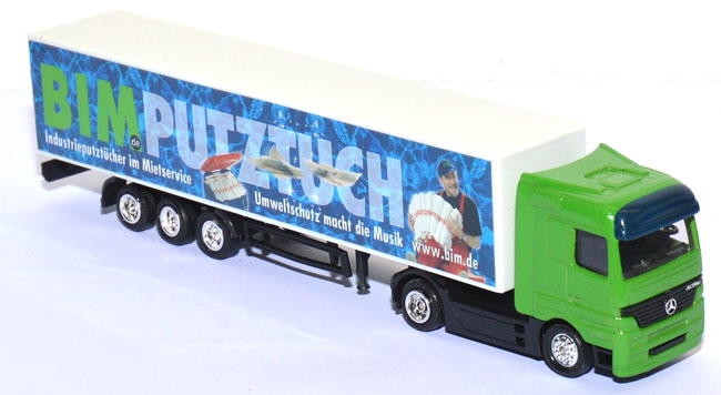 Mercedes-Benz Actros Koffersattelzug BIM Putztuch